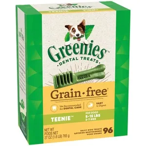 27 oz. Greenies Grain Free Teenie Tub Treat Pack - Treats